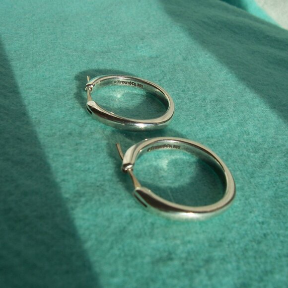 Tiffany & Co. "Cushion" Collection Earrings - Picture 3 of 5